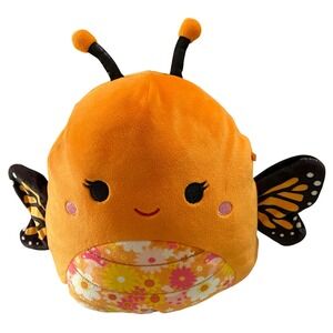 Squishmallows Mony the Monarch Butterfly 8" Floral Belly‎ Smiling Face Walgreens